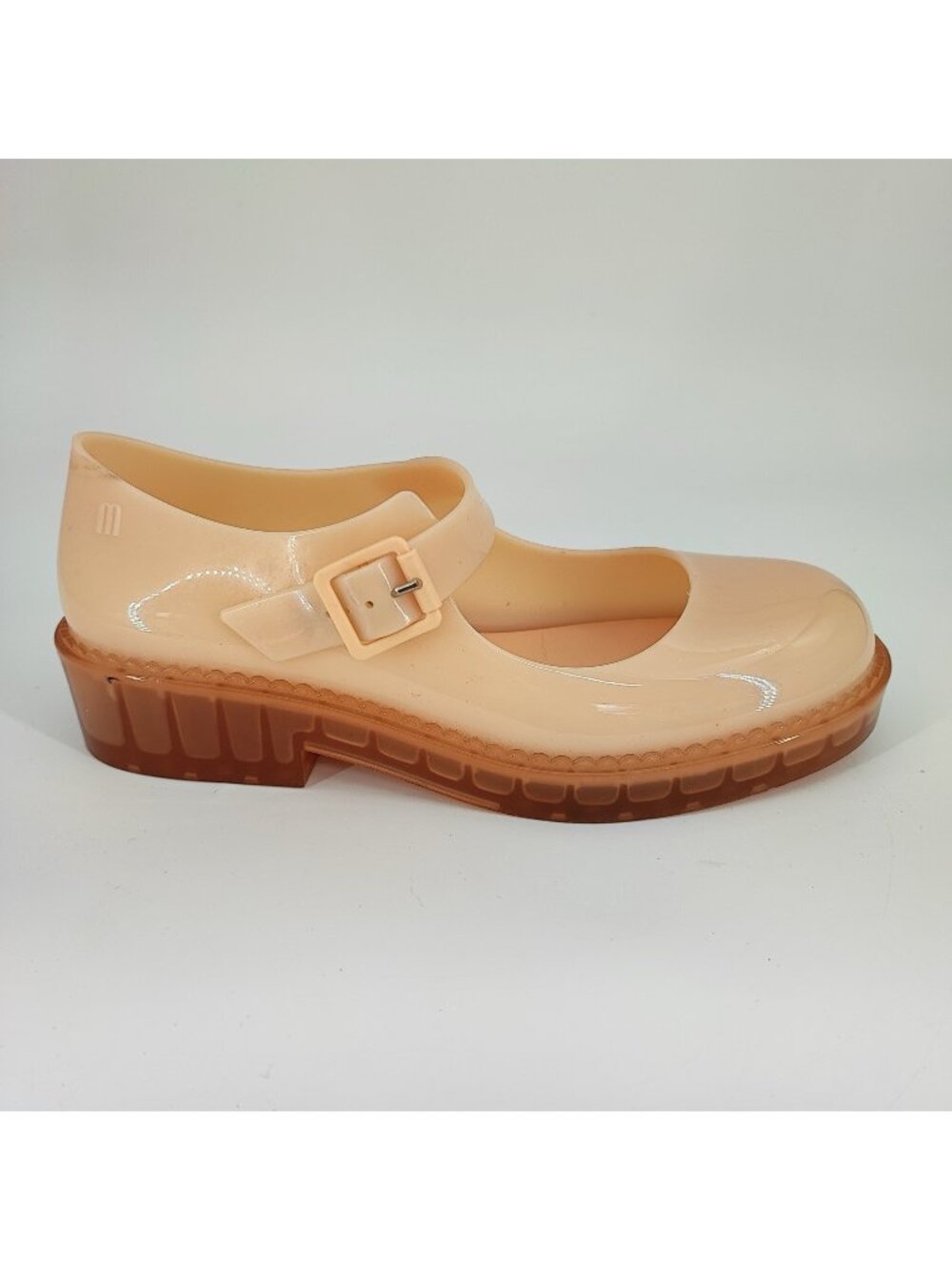 Melissa Lola Women’s Size 8 US Shoes Mary Jane Melflex Beige Vegan